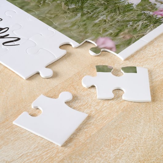 Gepersonaliseerde Golden Retriever Hondenfoto Legpuzzel (Zijkant)