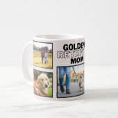 Gepersonaliseerde Golden Retriever Mom Mok - Aange (Voorkant links)