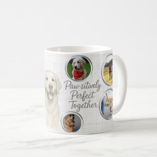 Gepersonaliseerde Golden Retriever Mom Mok - Custo (Voorkant rechts)