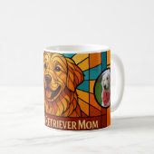 Gepersonaliseerde Golden Retriever Mom Mok - Custo (Voorkant rechts)
