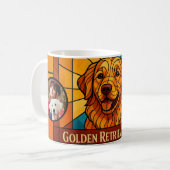 Gepersonaliseerde Golden Retriever Mom Mok - Custo (Voorkant links)
