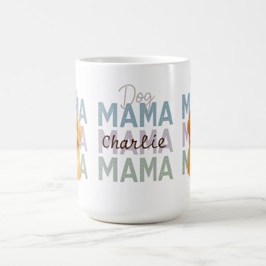 Gepersonaliseerde Golden Retriever Mom Mok - Custo (Center)