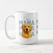 Gepersonaliseerde Golden Retriever Mom Mok - Custo (Links)
