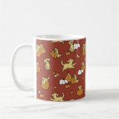 Gepersonaliseerde Golden Retriever Puppy Pumpkin S Koffiemok (Links)