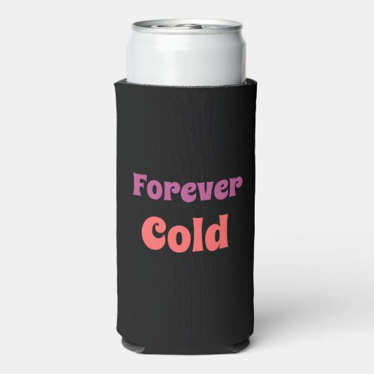 Gepersonaliseerde Golden Script Floral Roos Custom Seltzer Blikjeskoeler (Seltzer Achterkant)