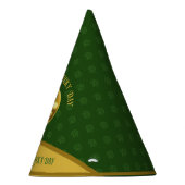 Gepersonaliseerde Golden Shamrock St. Patrick's Da Feesthoedjes (Rechts)