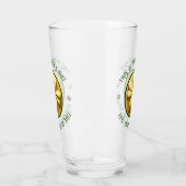 Gepersonaliseerde Golden Shamrock St. Patrick's Da Glas (Links)