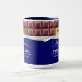 Gepersonaliseerde Golden Ticket Chocolade Bar Mok (Midden)
