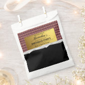 Gepersonaliseerde Golden Ticket Chocolade Party Bedankzakje (Geknipt)