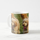 Gepersonaliseerde Goldendole Dog Koffiemok (Voorkant links)