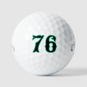 Gepersonaliseerde Golf - Aangepast nummer Lucky Na Golfballen (Voorkant)