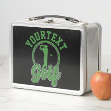 Gepersonaliseerde Golf ADD NAAM Retro Pro Golfer S