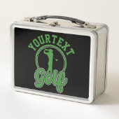 Gepersonaliseerde Golf ADD NAAM Retro Pro Golfer S (Voorkant)