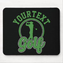 Gepersonaliseerde Golf ADD NAAM Retro Pro Golfer S