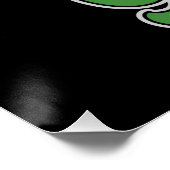 Gepersonaliseerde Golf ADD NAAM Retro Pro Golfer S Perfect Poster (Hoek)