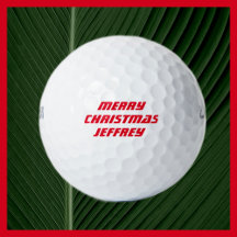 Gepersonaliseerde Golf Ball, Vrolijk Kerstfeest