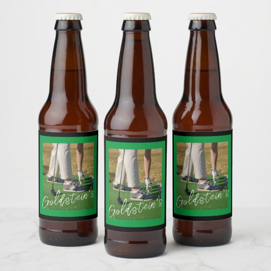 Gepersonaliseerde Golf Bierfles Etiketten - Custom (Flessen)