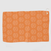 Gepersonaliseerde Golf Club Monogram Gift Golfhanddoek (Horizontaal)