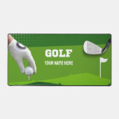 Gepersonaliseerde Golf Desk Mat – Time Elegance (Voorkant)
