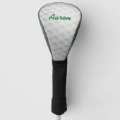 Gepersonaliseerde Golf Driver Hoesje Gift Golfheadcover (Voorkant)