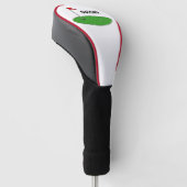 Gepersonaliseerde golf driver hoofd cover cadeau (Schuin)