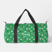Gepersonaliseerde Golf Duffle Bag – Elegante Mode Plunjezak (Voorkant)