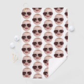 Gepersonaliseerde Golf Gift Liefhebber cadeau voor Golfhanddoek (Insitu)