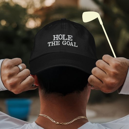 Gepersonaliseerde Golf Goal Gift voor spelers Geborduurde Pet