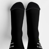 Gepersonaliseerde Golf Grappige Golfer Aangepaste Sokken (Top)