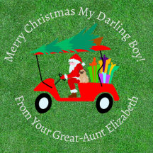 Gepersonaliseerde Golf Green Kerstmis