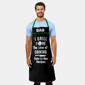 Gepersonaliseerde Golf Hole-in-One Recept, Grappig Schort (Gedragen)