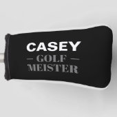 Gepersonaliseerde Golf Meister Grappig Golfheadcover (Voorkant)