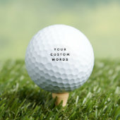 Gepersonaliseerde Golf met Custom Text Gift voor G Golfballen (Insitu Shirt)