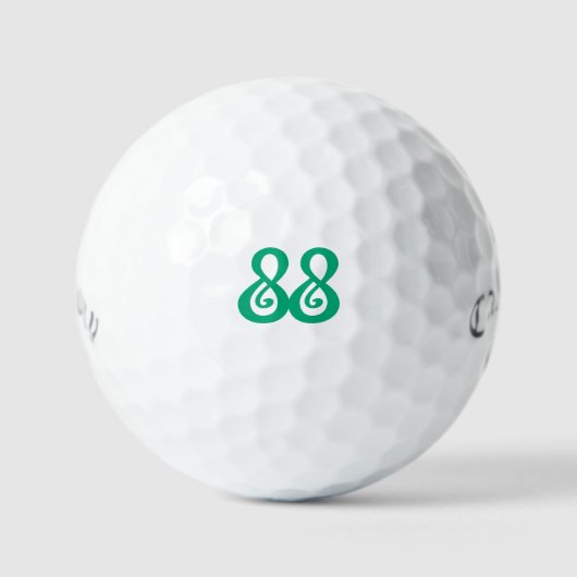 Gepersonaliseerde Golf met nummers - Aangepast num Golfballen (Voorkant)