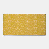 Gepersonaliseerde Golf Monogram Gold Effect Aangep Bureaumat (Voorkant)