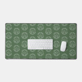 Gepersonaliseerde Golf Monogram Sinaasappel Aangep Bureaumat (Keyboard & Muis)