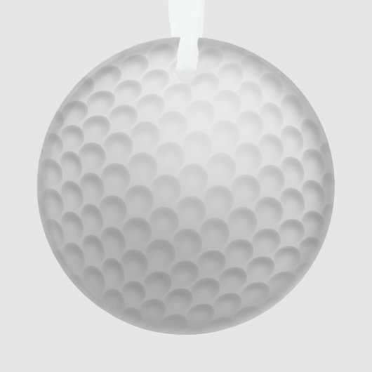 Gepersonaliseerde Golf Ornament Gift (achterkant)