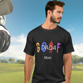 "Gepersonaliseerde Golf Pap Naam T-shirt