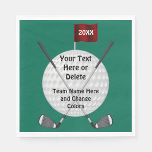 Gepersonaliseerde Golf partij benodigdheden, Golf  Servet