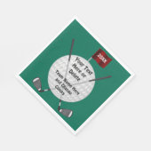 Gepersonaliseerde Golf partij benodigdheden, Golf  Servet (Hoek)