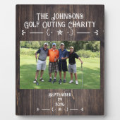 Gepersonaliseerde Golf Plaque - 8x10 Keepsake Fotoplaat (Voorkant)