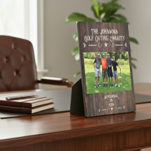 Gepersonaliseerde Golf Plaque - 8x10 Keepsake
