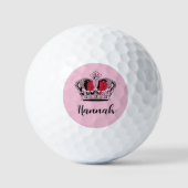 Gepersonaliseerde Golf Queen Golfballen (Voorkant)