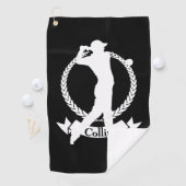Gepersonaliseerde Golf Swing Mannen Golfhanddoek (Insitu)