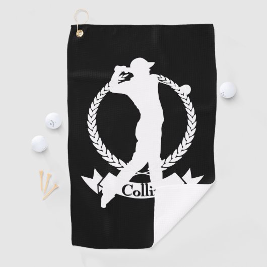 Gepersonaliseerde Golf Swing Mannen Golfhanddoek (Insitu)