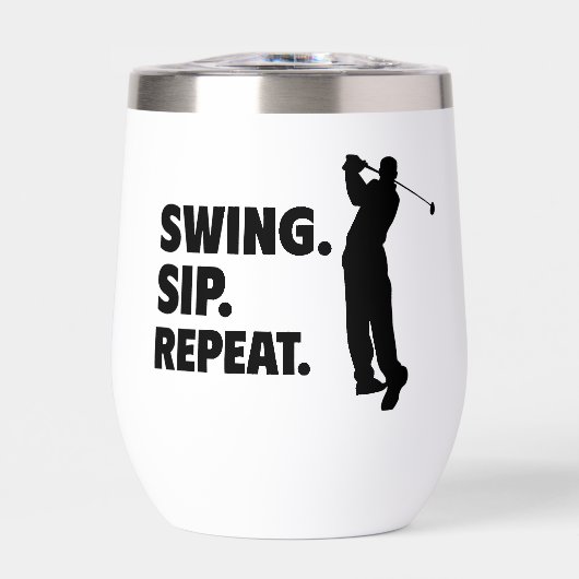 Gepersonaliseerde Golf Swing Sip Herhaal (Voorkant)