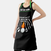 Gepersonaliseerde Golf Thema Griller BBQ Schort (Insitu)