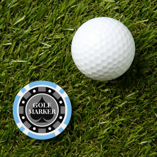 Gepersonaliseerde golfbal marker poker chips (Golfbal Marker)