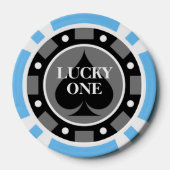 Gepersonaliseerde golfbal marker poker chips (Achterkant)