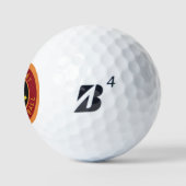 gepersonaliseerde golfbal met modern monogram golfballen (Logo)